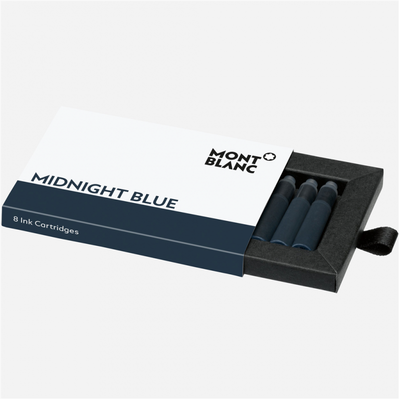 montblanc - cartouches d'encre, midnight blue