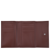 longchamp - portefeuille compact roseau box
