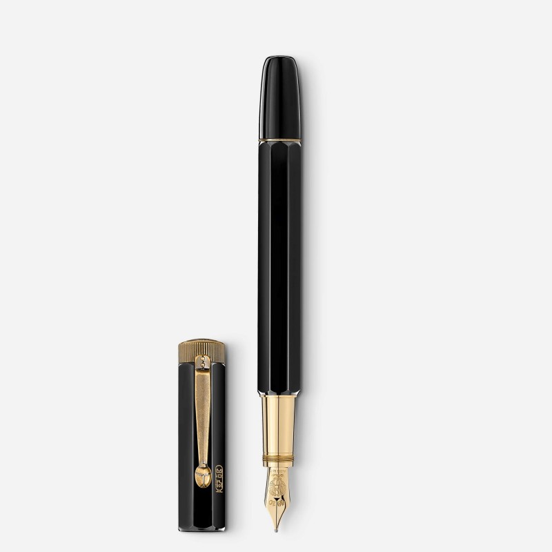 montblanc - stylo plume montblanc heritage egyptomania special edition noir
