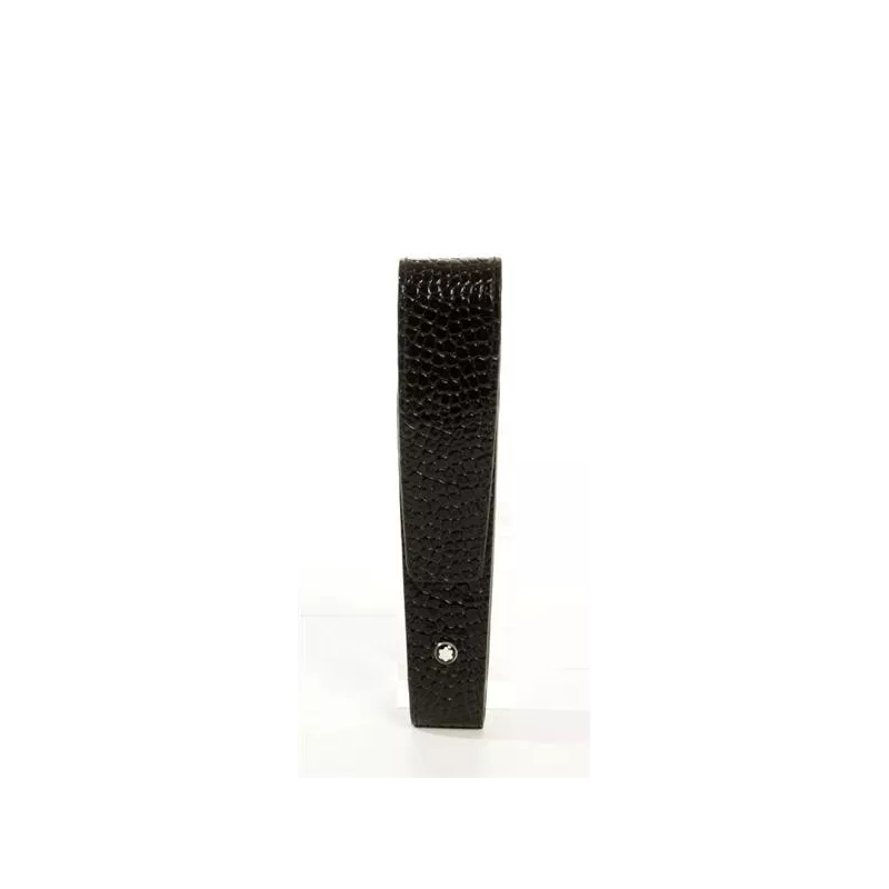 Montblanc - Etui 2 Stylos, Cuir De Veau Moka Façon Alligator Montblanc - Etui 2 Stylos, Cuir De Veau Moka Façon Alligator