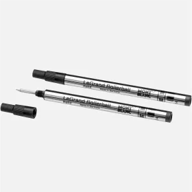 montblanc - 2 recharges pour rollerball legrand (m) mystery black