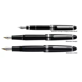 montblanc - stylo bille meisterstück platinum line hommage à w.a. mozart (petit modèle)