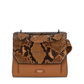 lancel - sac rabat avec poignée m ninon de lancel