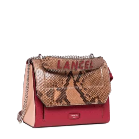 lancel - sac rabat avec poignée m ninon de lancel