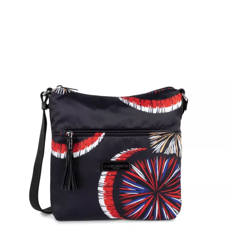 lancaster - sac besace basic pompon lancaster - sac besace basic pompon