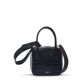 lancel - sac rabat alice facon croco brillant