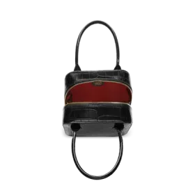 lancel - sac rabat alice facon croco brillant