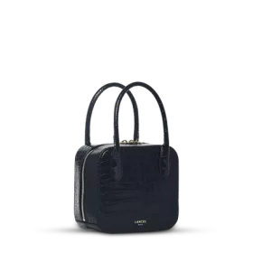 lancel - sac rabat alice facon croco brillant