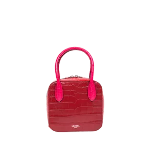 lancel - sac rabat alice facon croco brillant