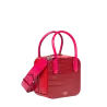 lancel - sac rabat alice facon croco brillant