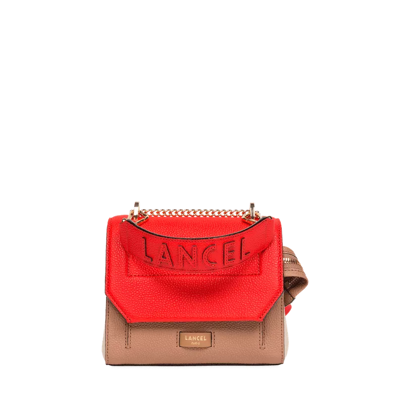 lancel - sac rabat avec poignée s ninon de lancel lancel - sac rabat avec poignée s ninon de lancel
