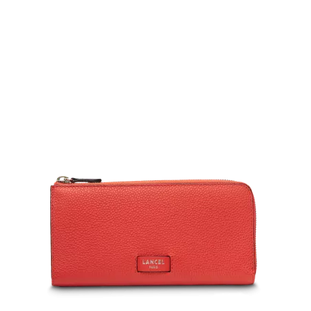 lancel - portefeuille slim zippé l ninon de lancel