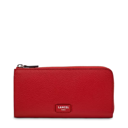 lancel - portefeuille slim zippé l ninon de lancel