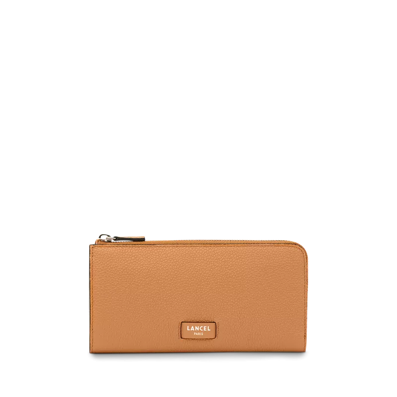 lancel - portefeuille slim zippé l ninon de lancel lancel - portefeuille slim zippé l ninon de lancel