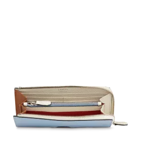 lancel - portefeuille slim zippé l ninon de lancel