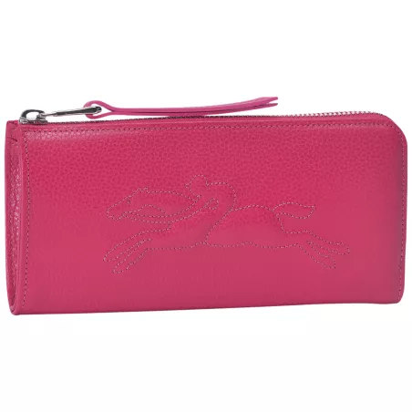 longchamp - portefeuille zippé le foulonné