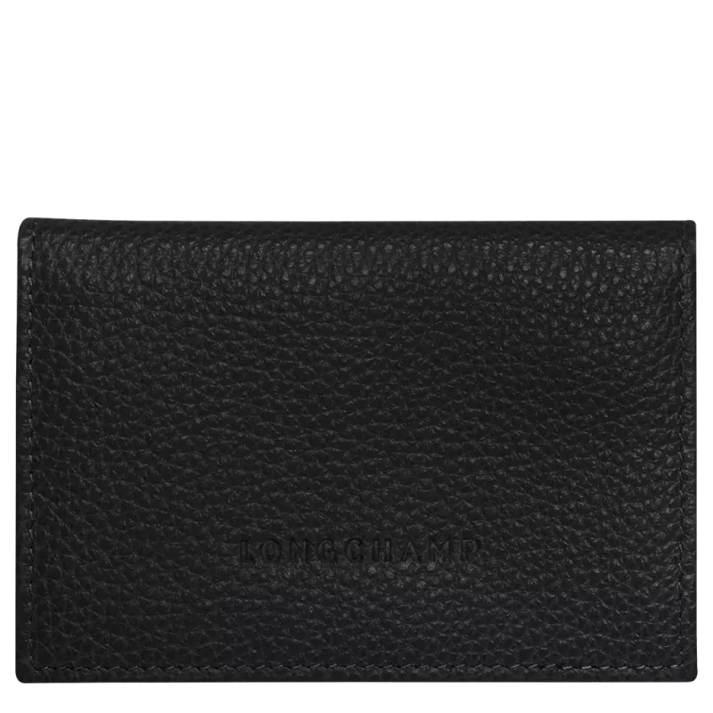 longchamp - porte-cartes le foulonné longchamp - porte-cartes le foulonné