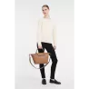 Sac porté main S  Le Pliage Cuir de Longchamp