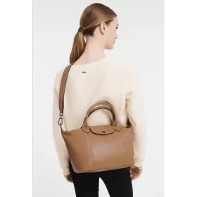 Sac porté main S  Le Pliage Cuir de Longchamp
