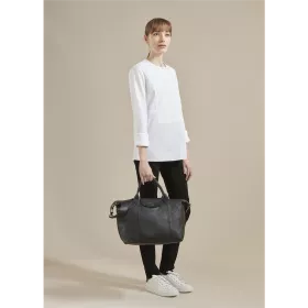 longchamp - sac porté main le pliage cuir