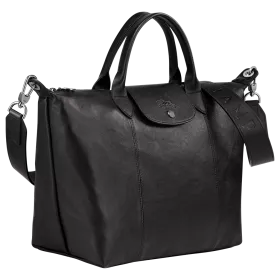 longchamp - sac porté main le pliage cuir