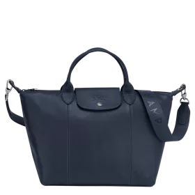 longchamp - sac porté main le pliage cuir