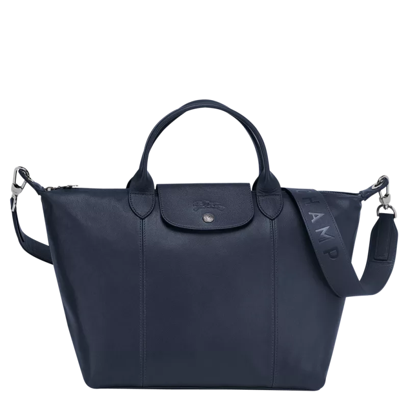 longchamp - sac porté main le pliage cuir