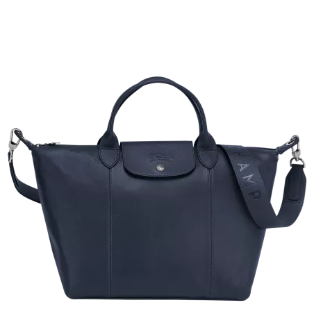 longchamp - sac porté main le pliage cuir