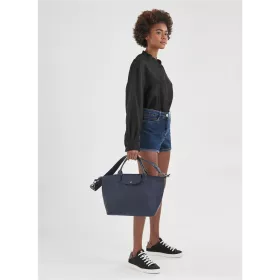 longchamp - sac porté main le pliage cuir