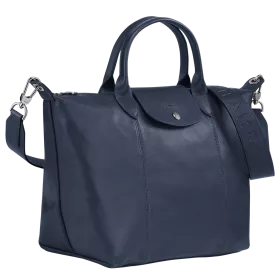 longchamp - sac porté main le pliage cuir