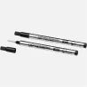 montblanc - 2 recharges pour rollerball legrand (f) mystery black