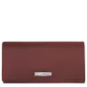 longchamp - portefeuille long à rabat roseau box