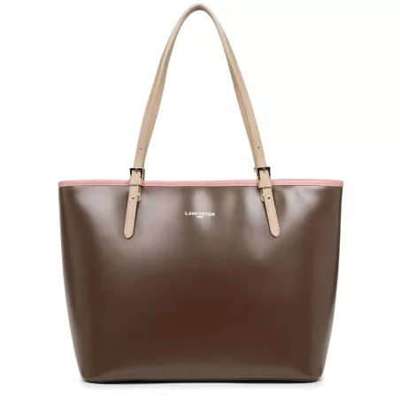 Grand sac cabas épaule Smooth de Lancaster