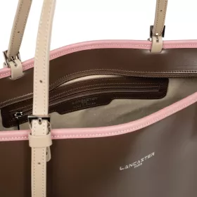 Grand sac cabas épaule Smooth de Lancaster