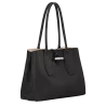 longchamp - sac porté épaule roseau