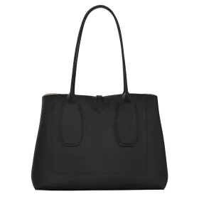 longchamp - sac porté épaule roseau