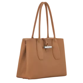 longchamp - sac porté épaule roseau