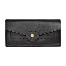 longchamp - portefeuille long à rabat mademoiselle longchamp
