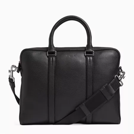 Porte Documents Slim 14" Charles En Cuir Grainé De Le Tanneur