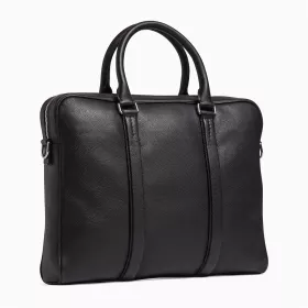 Porte Documents Slim 14" Charles En Cuir Grainé De Le Tanneur