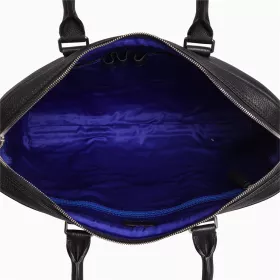 Porte Documents Slim 14" Charles En Cuir Grainé De Le Tanneur