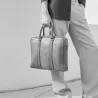 Porte Documents Slim 14" Charles En Cuir Grainé De Le Tanneur