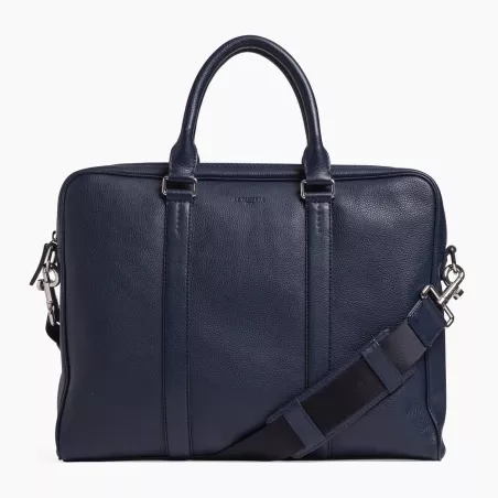 Porte Documents Slim 14" Charles En Cuir Grainé De Le Tanneur