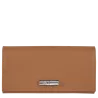 longchamp - portefeuille long à rabat roseau