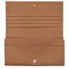 longchamp - portefeuille long à rabat roseau