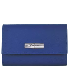 longchamp - portefeuille compact roseau