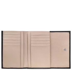 longchamp - portefeuille compact roseau