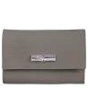 longchamp - portefeuille compact roseau