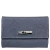 longchamp - portefeuille compact roseau