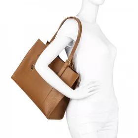 Grand sac cabas épaule Foulonne Double de Lancaster